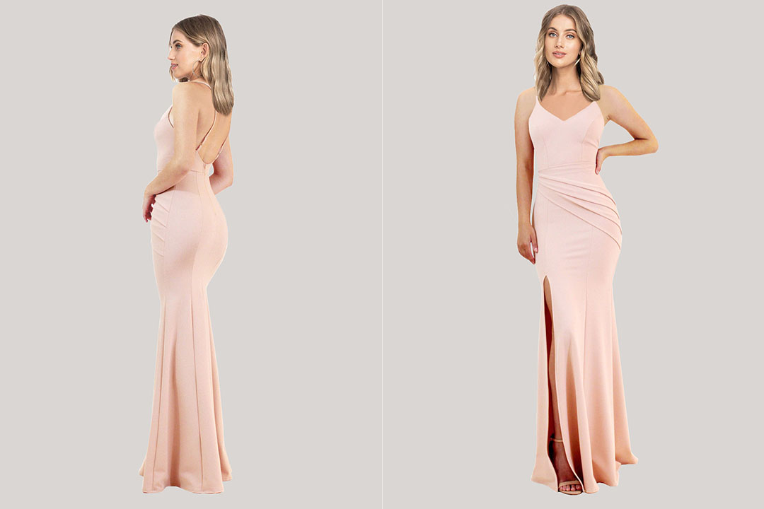 Discount Evening Dresses UK with Slit