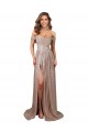 Discount Scoop Neck Sequin Champagne Long Sexy Evening Dress UK