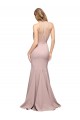 Discount Sweetheart Stretch Crepe Dusty Pink Sweep Train Evening Dress UK