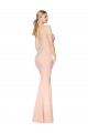 Discount Sweetheart Stretch Crepe Nude Long Evening Dress UK